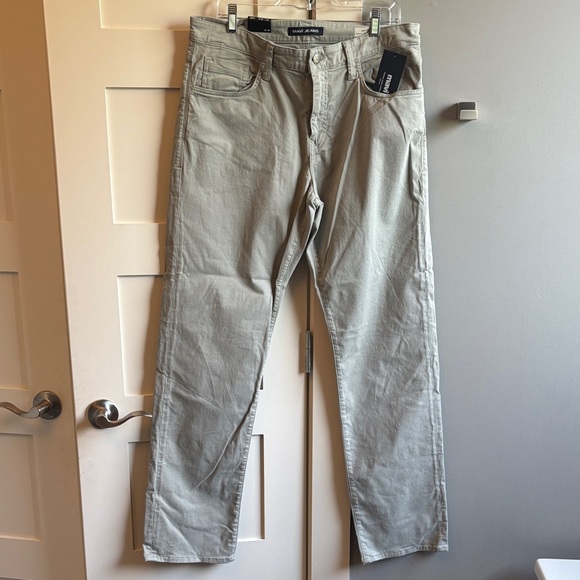 Mavi 35x34 Matt relaxed straight leg grey twill pants jeans NWT $118 - Picture 1 of 9